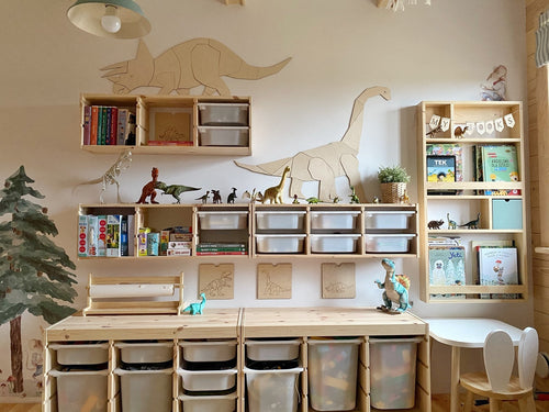Dinosaur Triceratops – Wooden Wall Decoration
