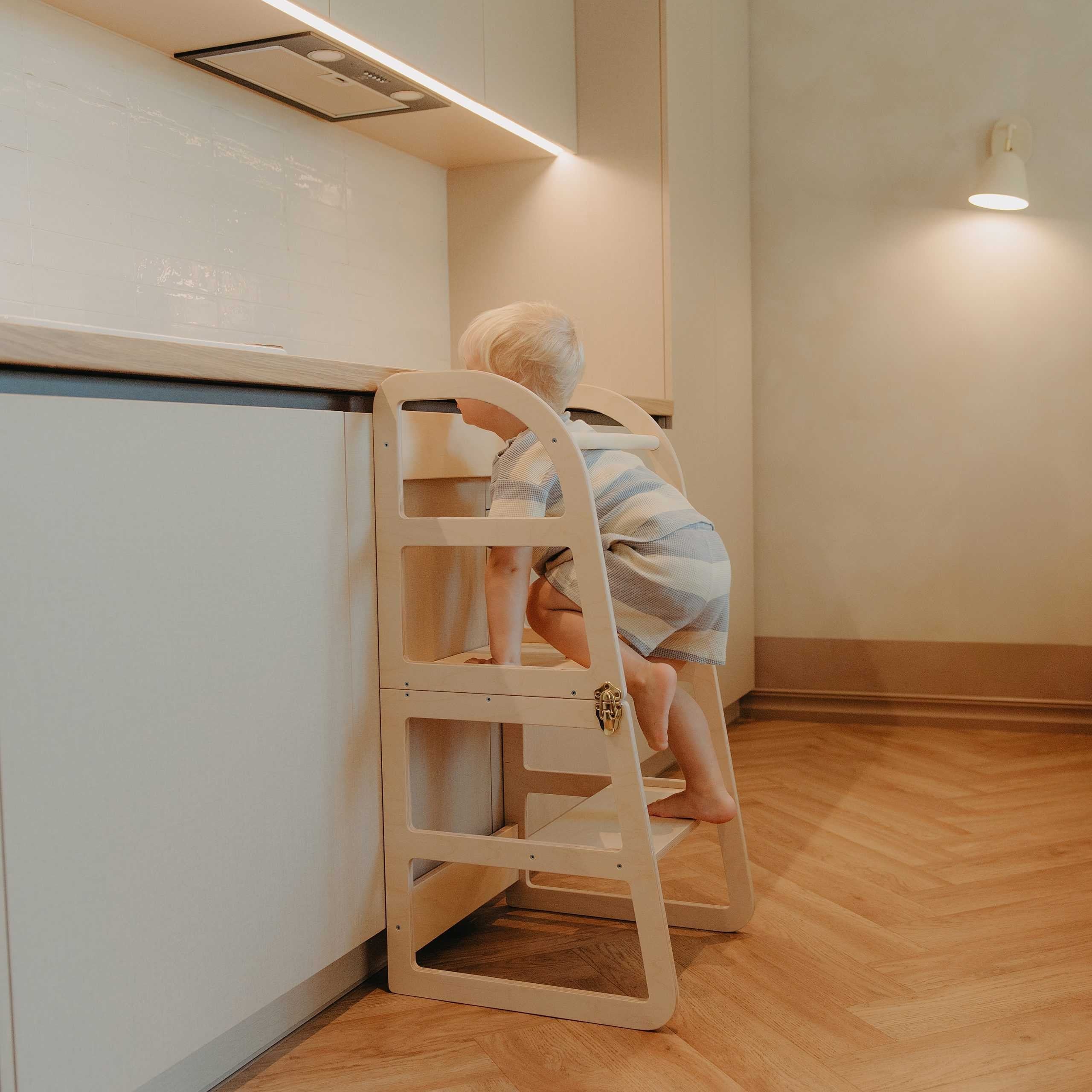 Transformable Kitchen Tower, Convertible 2-in-1