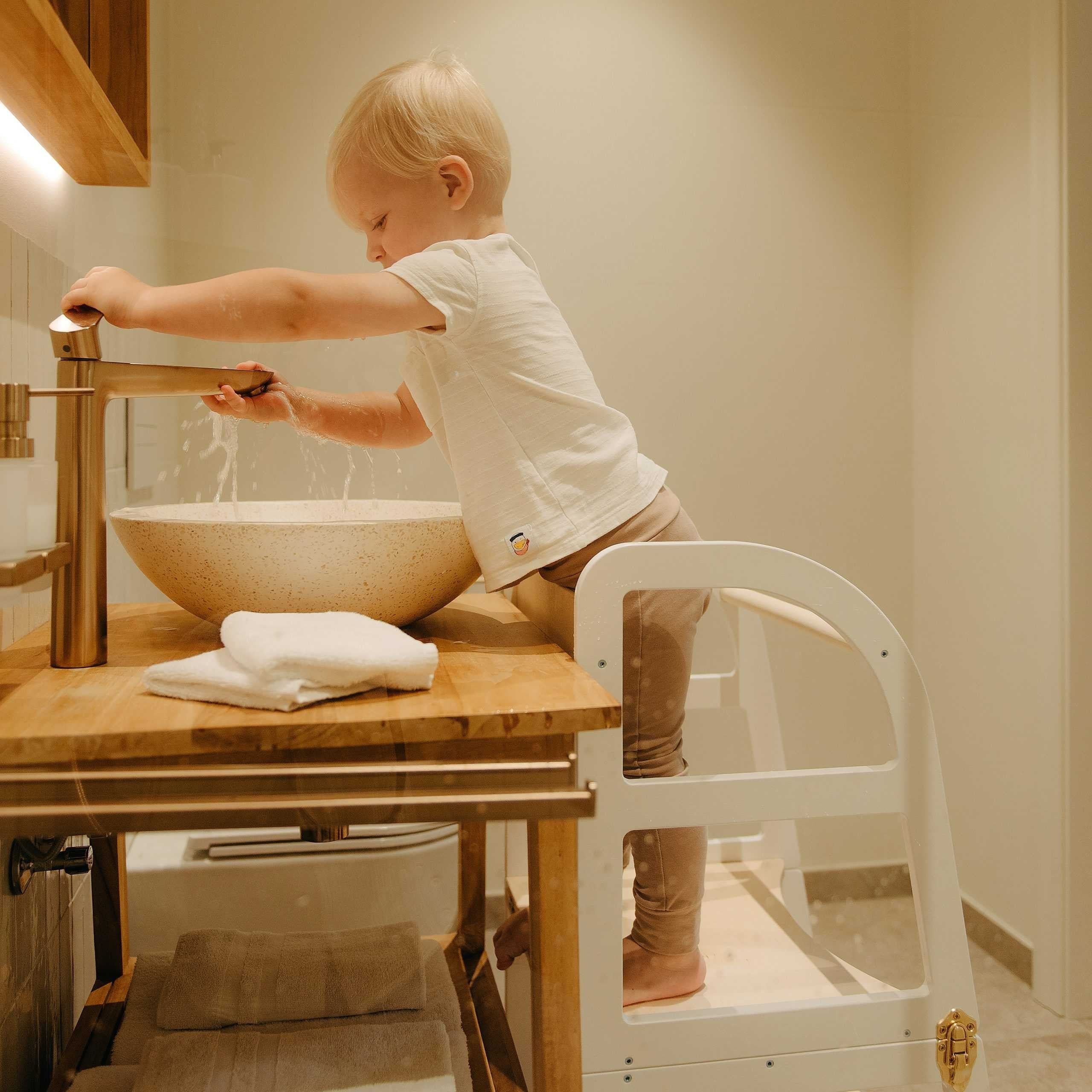 Transformable Kitchen Tower, Convertible 2-in-1
