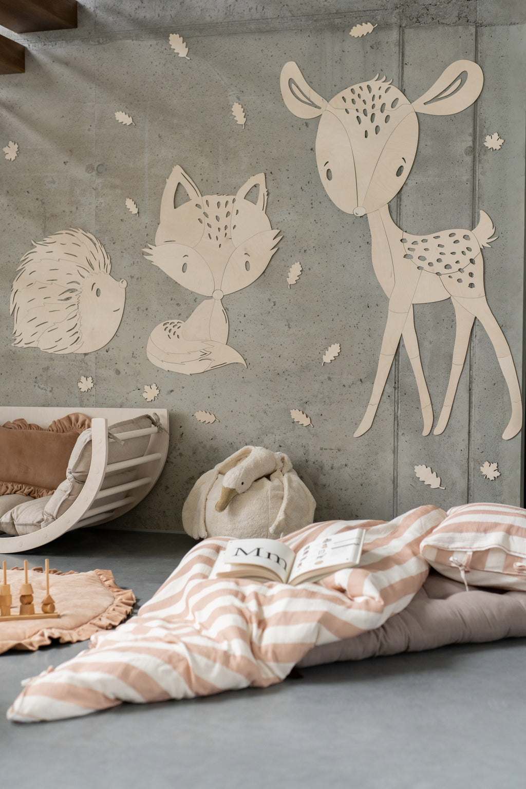 Hedgehog Forest Animal - Wooden Wall Decoration