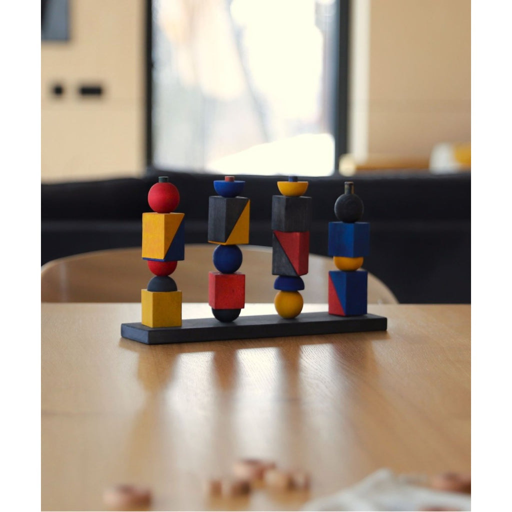 Montessori-inspired Modern Stacking Toy Modern X