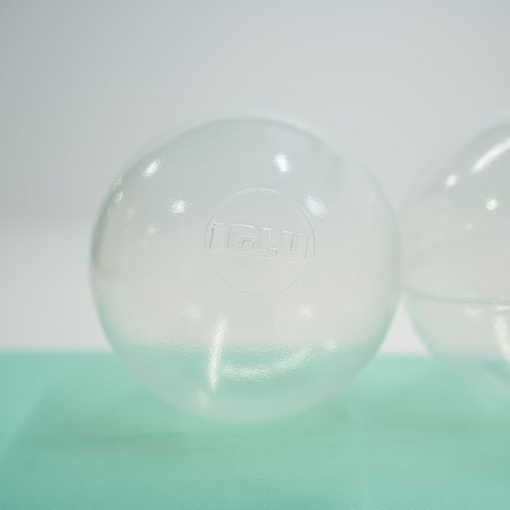 Soft Play Ball Pit Balls 500pc - Translucent