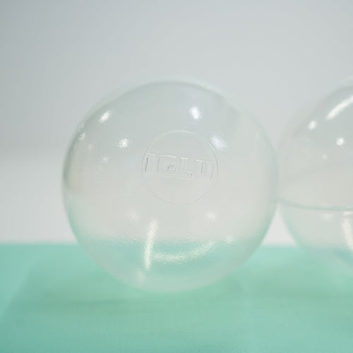 Soft Play Ball Pit Balls 500pc - Translucent