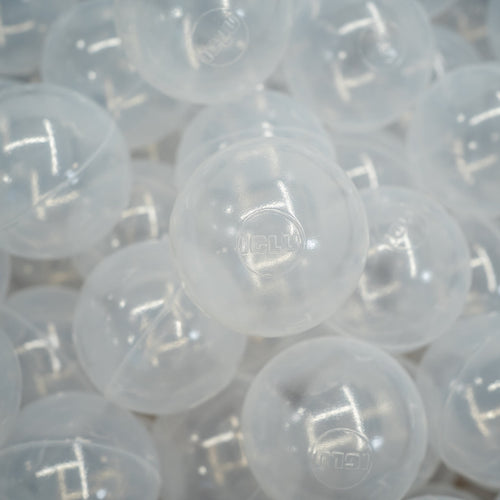 Soft Play Ball Pit Balls 500pc - Translucent