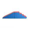 Soft Play Step and Slide Set - Blue and Red