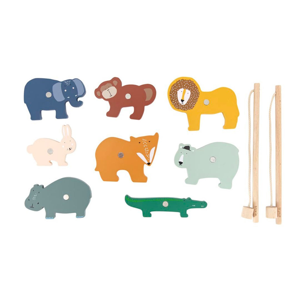 Wooden Fishing Game - Trixie Baby Animals